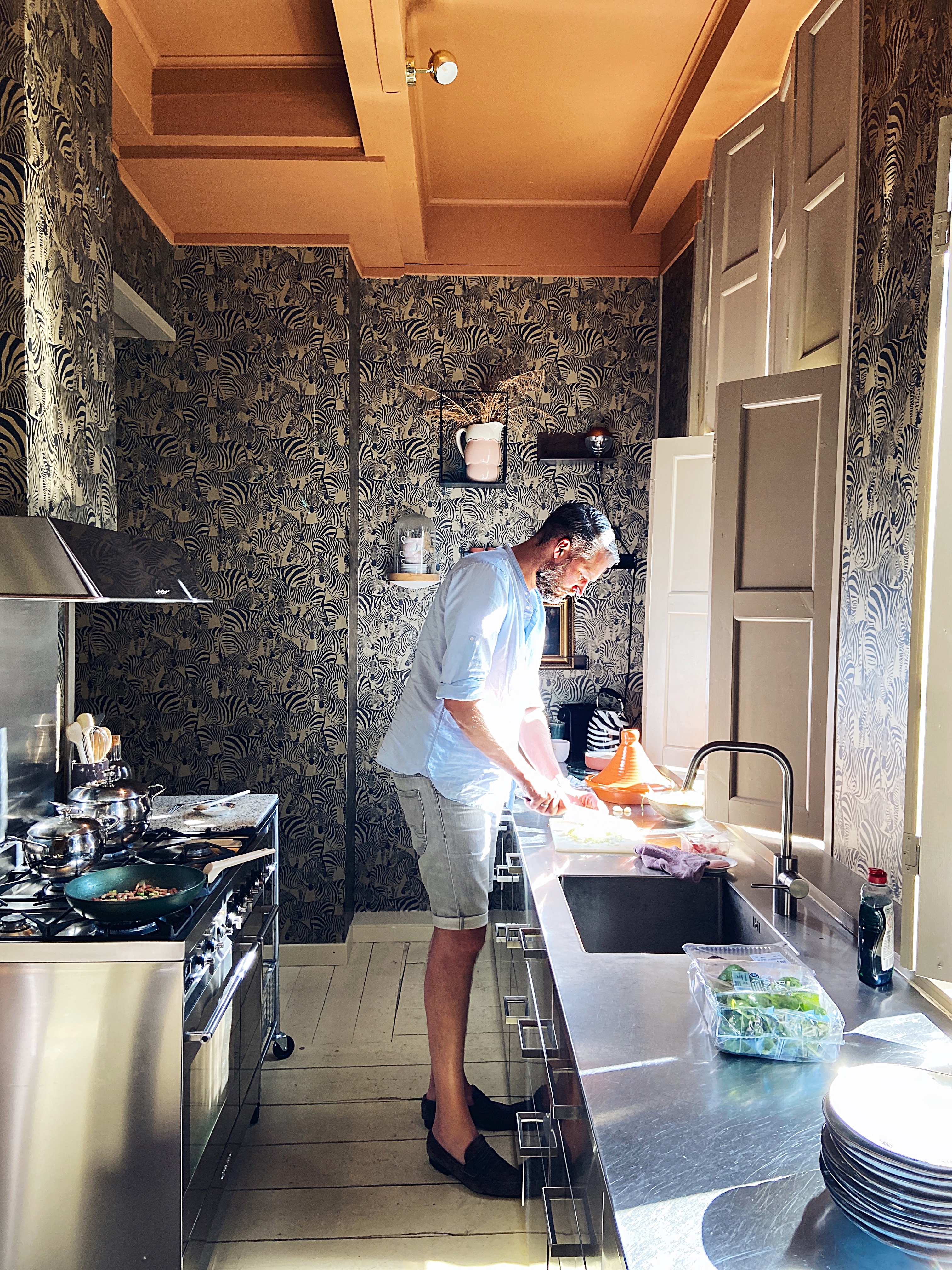 stainless steel kitchen